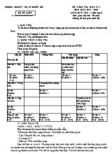 Đề đề xuất kiểm tra học kỳ I môn Ngữ văn 8 - Năm học 2019-2020 - Phòng giáo dục và đào tạo Thị xã Buôn Hồ